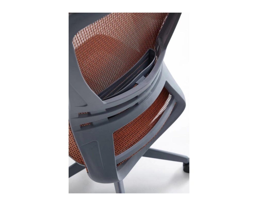 Кресло VIKING-32 M123В-3 | Сетка, Оранжевый