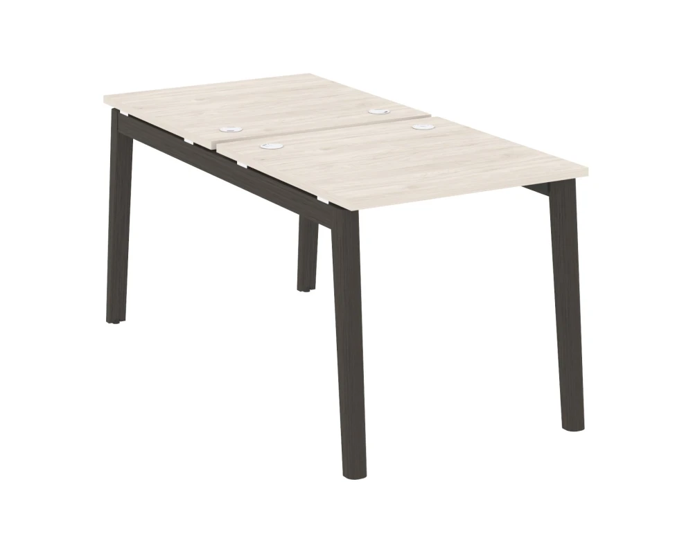 Рабочая станция, опоры - массив дерева 78x163,5x75 Оникс Вуд / Onix Wood