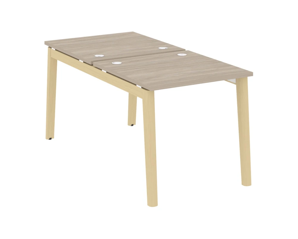 Рабочая станция, опоры - массив дерева 78x163,5x75 Оникс Вуд / Onix Wood
