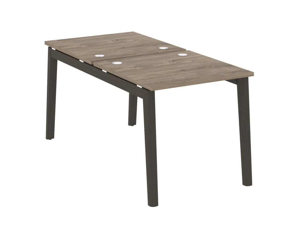 Рабочая станция, опоры - массив дерева 78x163,5x75 Оникс Вуд / Onix Wood