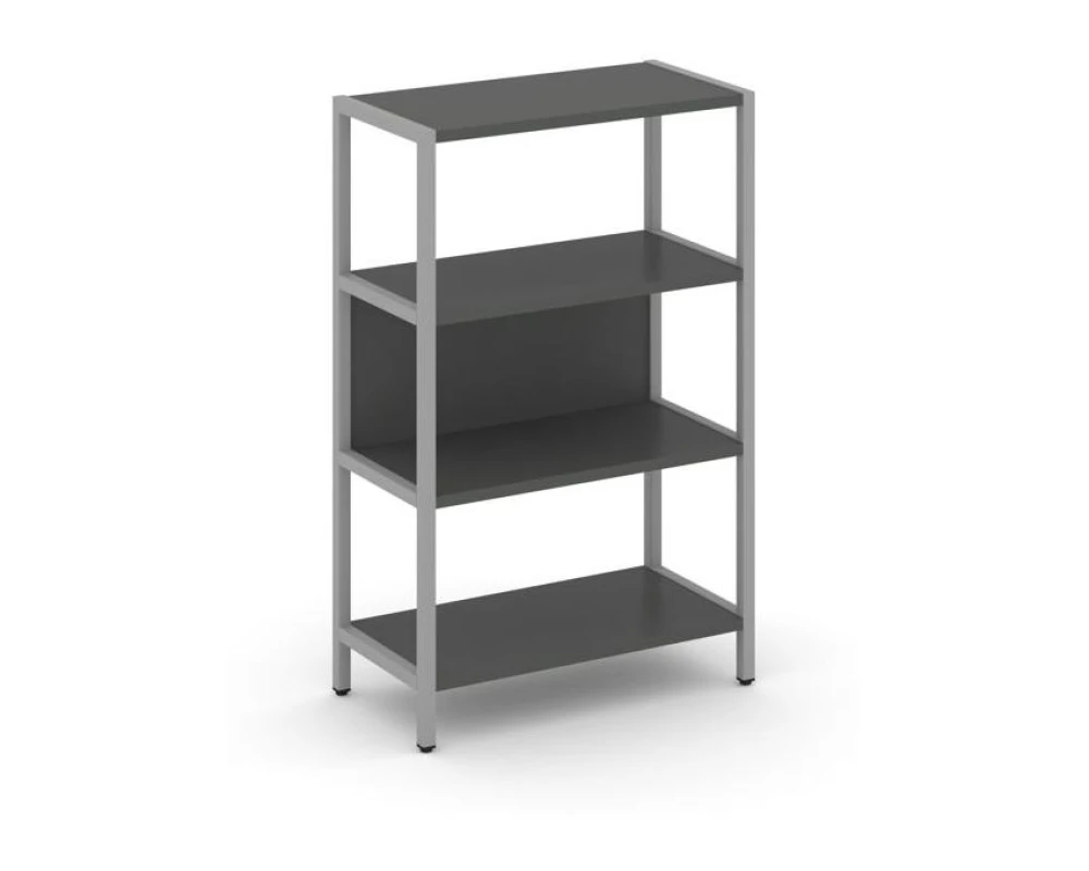 Односекционный стеллаж трехярусный 810х400х1246 Шелф Систем / Shelf System