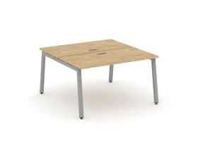 Рабочая станция 2-х сторон. на А-образном каркасе 50 мм 980х1432х750 Стайл Проджект / Style Project images