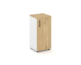 Шкаф низкий узкий правый закрытый 400x400x833 зад. стенка HDF Стайл Проджект / Style Project images