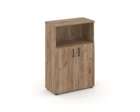 Шкаф средний широкий закрытый с нишей 796x400x1203 зад. стенка HDF Стайл Проджект / Style Project images
