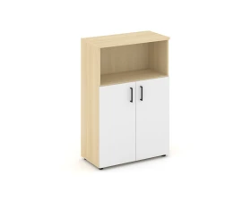 Шкаф средний широкий закрытый с нишей 796x400x1203 зад. стенка HDF Стайл Проджект / Style Project images