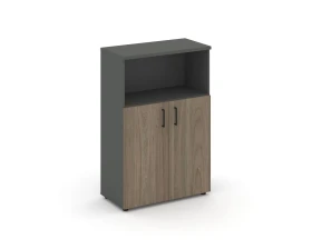 Шкаф средний широкий закрытый с нишей 796x400x1203 зад. стенка HDF Стайл Проджект / Style Project images