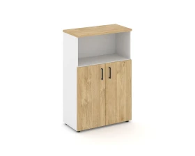 Шкаф средний широкий закрытый с нишей 796x400x1203 зад. стенка HDF Стайл Проджект / Style Project images