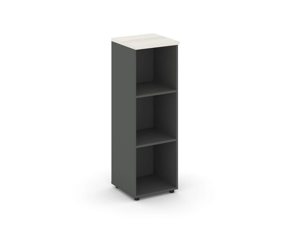 Стеллаж средний узкий 400x400x1203 зад. стенка HDF Стайл Проджект / Style Project