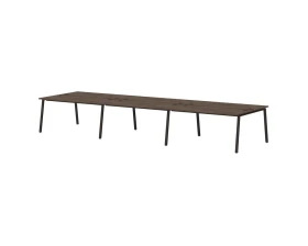 Бенч-система на 6 рабочих мест 4800х1432х750 Лавана Стил / Lavana Steel images