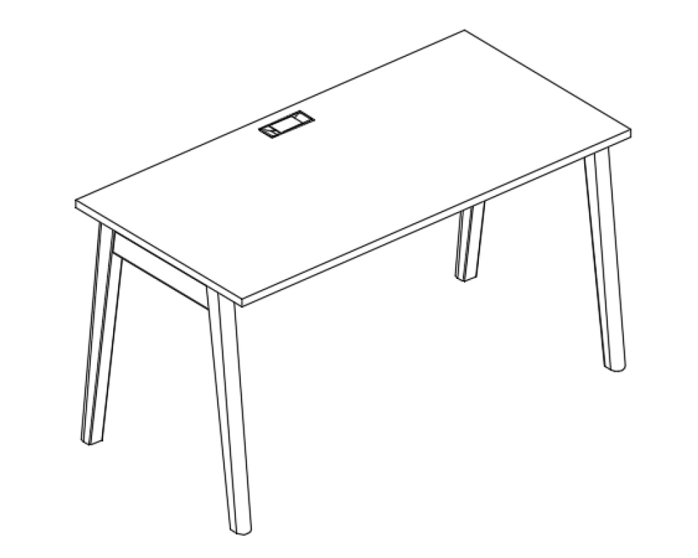 Стол письменный 160x80x75 Albero